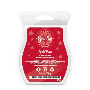 apple press Scentsy Scented Wax Bar
