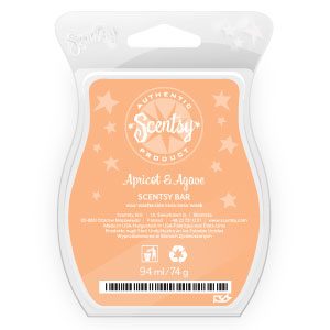 apricot and agave scentsy scented wax bar