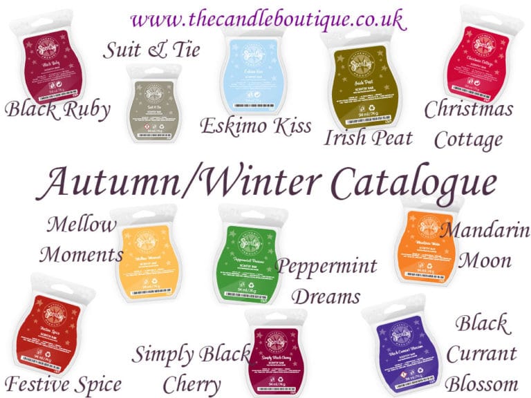 New Autumn/Winter Scentsy UK Scented Wax Fragrances