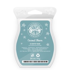 scentsy coconut flower scented wax bar