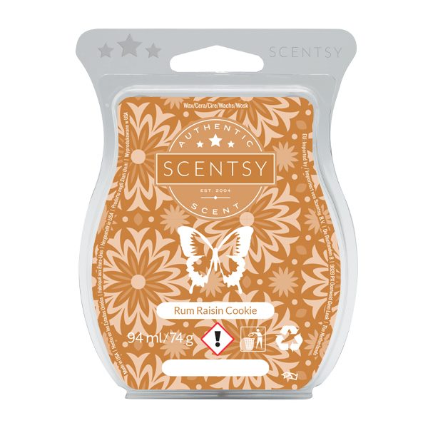 Scentsy rum raisin cookie wax bar