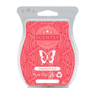 grapefruit and acai scentsy bar