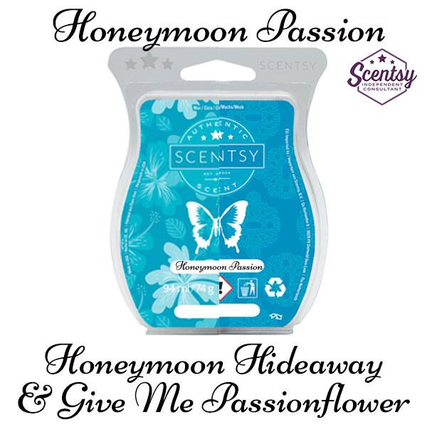 Scentsy honeymoon hideaway and give me passionflower mixology recipe