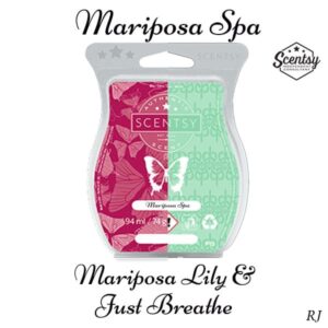 Scentsy Mariposa Lily and Scentsy Just Breathe Mixology Recipe