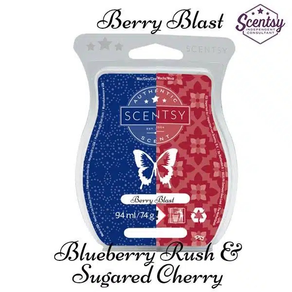Scentsy Blueberry Rush and Scentsy Sugared Cherry Mixology Recipe