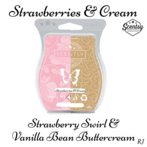 scentsy strawberry swirl and scentsy vanilla bean buttercream mixology receipe