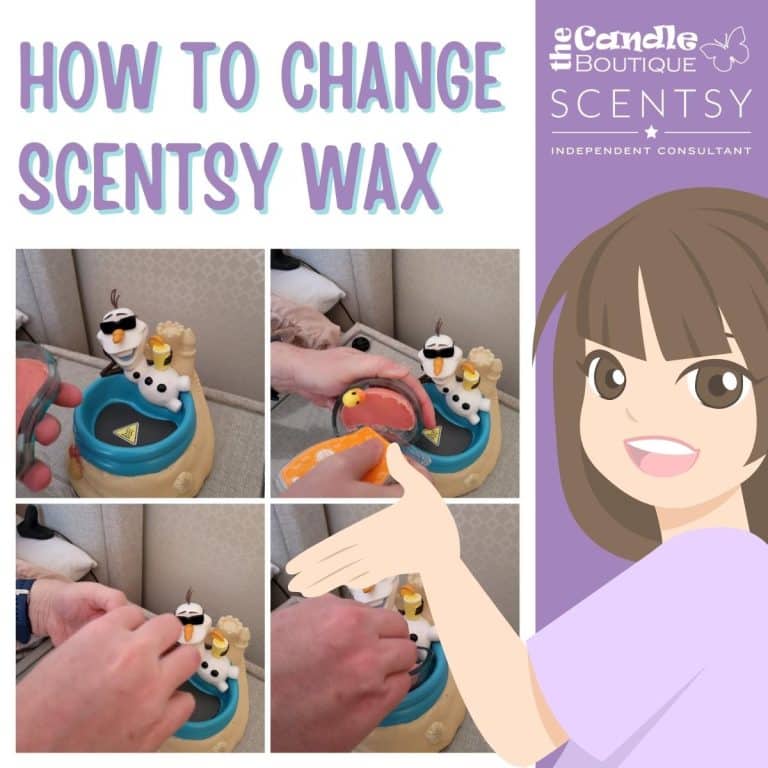 How do you remove old wax from a Scentsy warmer?
