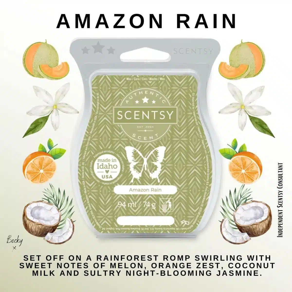 Amazon Rain Scentsy UK Bar Video Amazon Rain Scentsy UK Bar Video