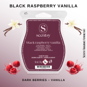 Black Raspberry Vanilla Scentsy Wax Bar