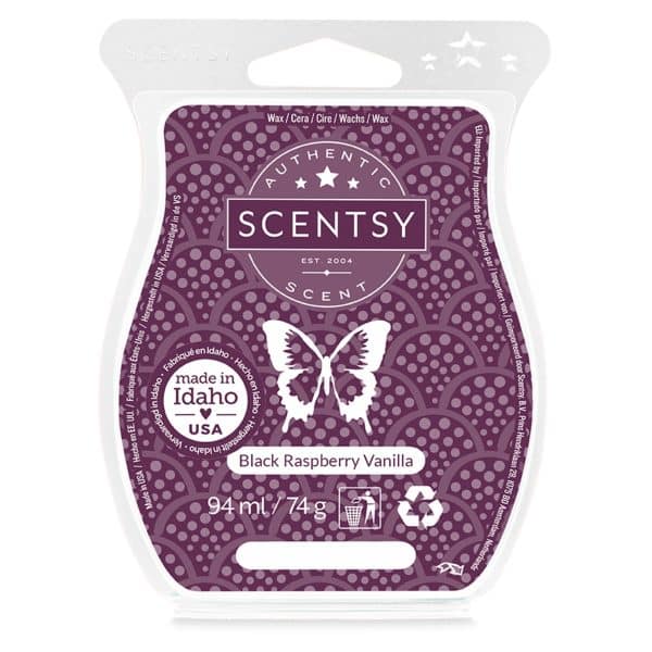 Black Raspberry Vanilla Scentsy Wax Bar Melt