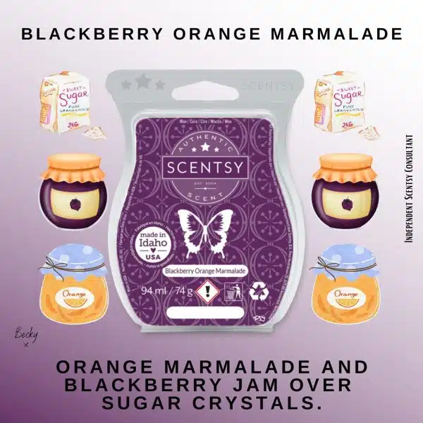 Blackberry Orange Marmalade Scentsy Bar