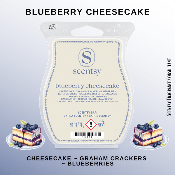 Blueberry Cheesecake Scentsy Wax Bar Blueberry Cheesecake Scentsy Wax Bar