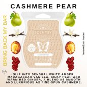 Cashmere Pear Scentsy Bar