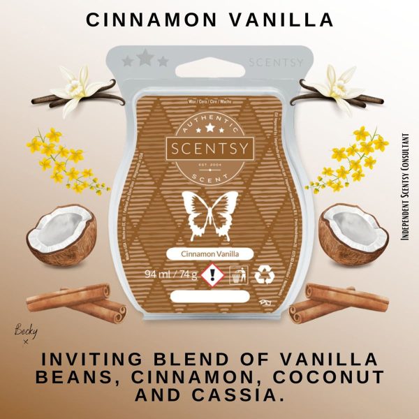 Cinnamon Vanilla Scentsy Bar