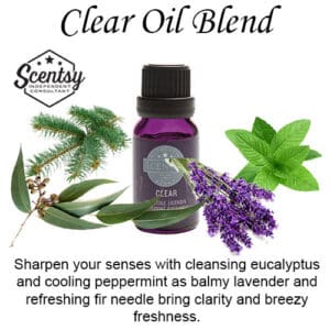 Clear Scentsy Oil Blend