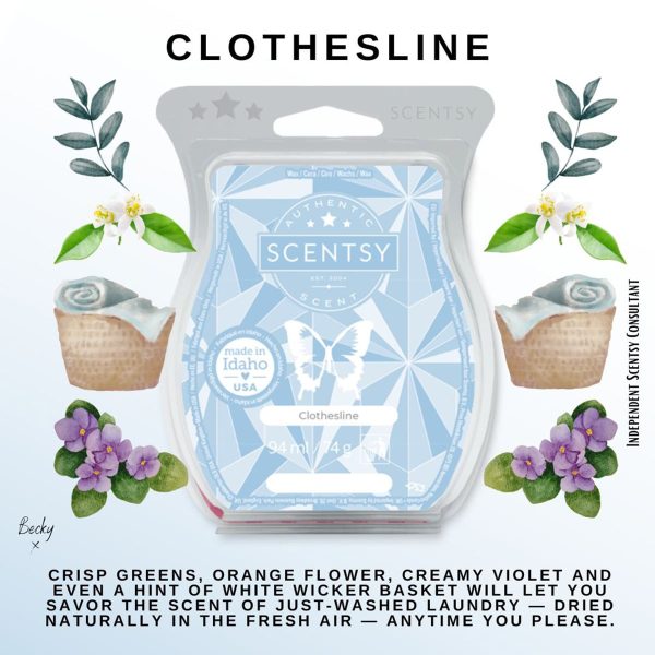 Clothesline Scentsy Bar