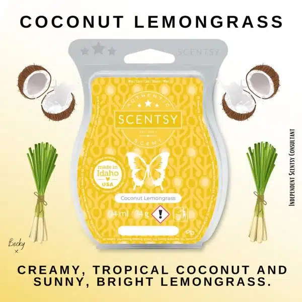 Coconut Lemongrass Scentsy Bar