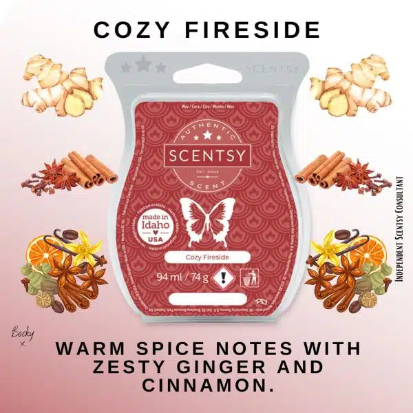 Cozy Fireside Scentsy Bar