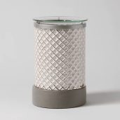 Cream Diamond Scentsy Warmer Switched Off