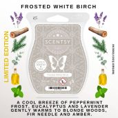 Frosted White Birch Scentsy Wax Bar