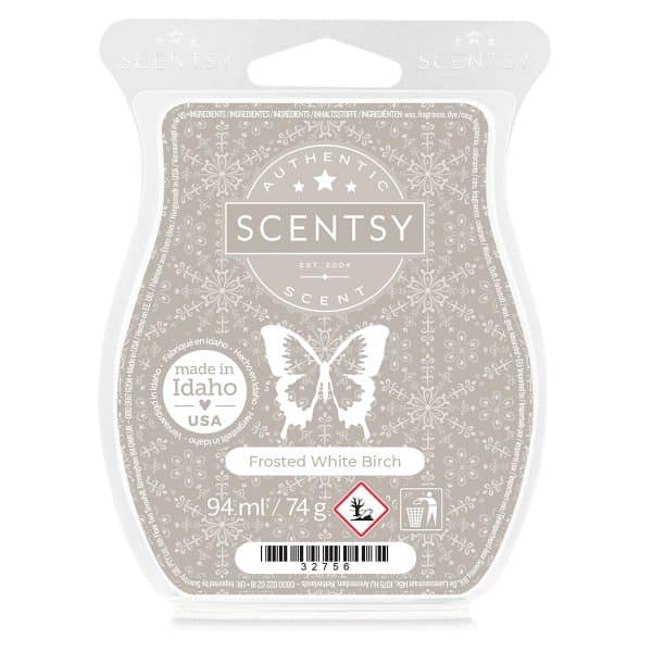 Frosted White Birch Scentsy Wax Bar