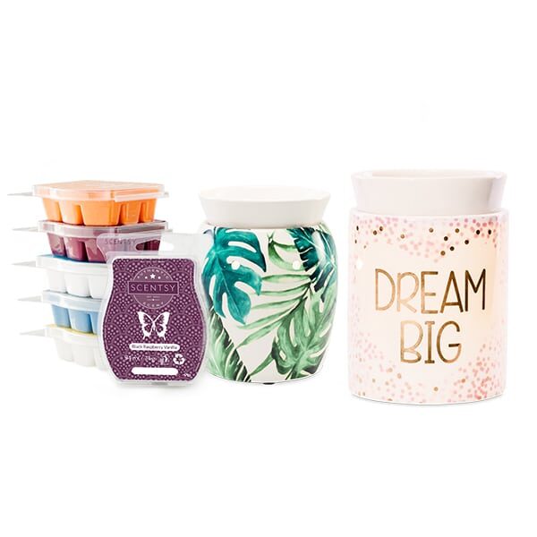 Perfect Scentsy - 2 x £42 Warmers & 6 Bar