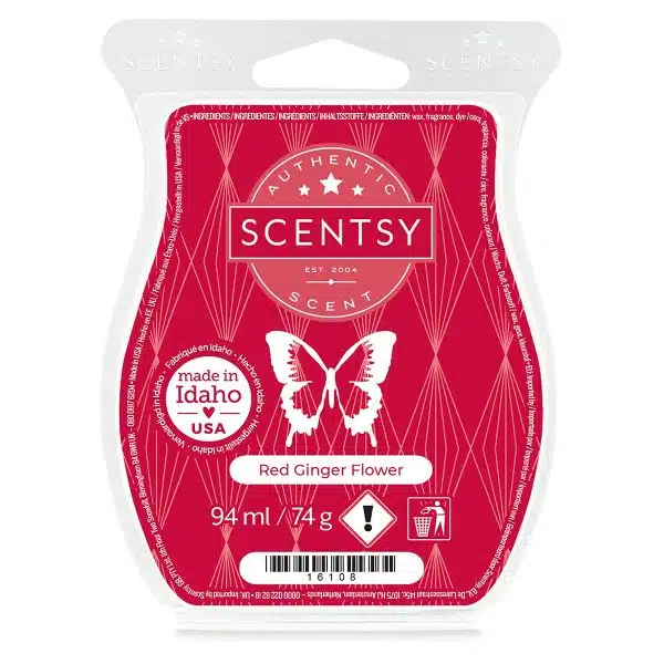 Red Ginger Flower Scentsy Bar