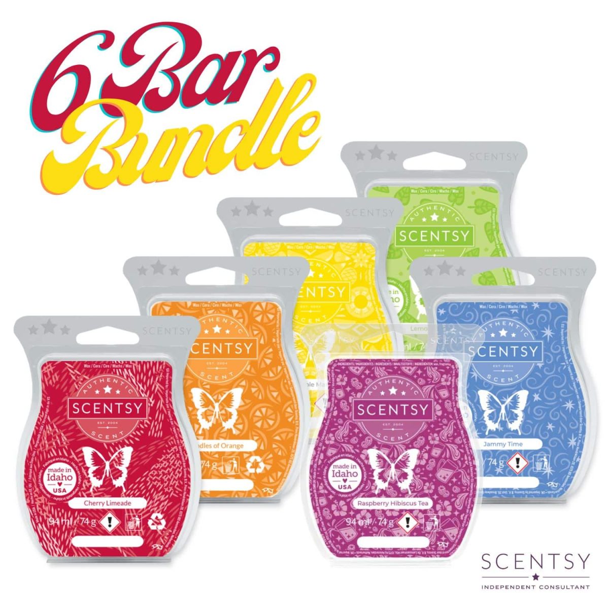 Scentsy 6 Bar Bundle