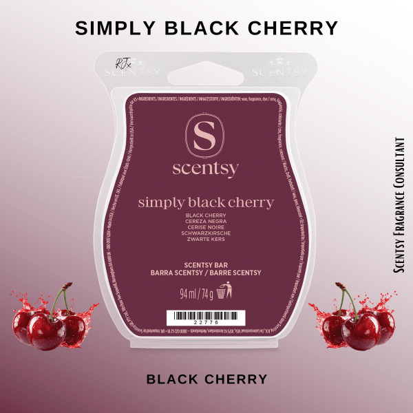 Simply Black Cherry Scentsy Wax Bar Simply Black Cherry Scentsy Wax Bar