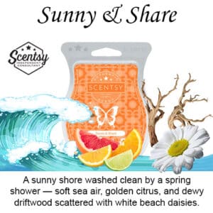 Sunny and Share Scentsy Wax Bar