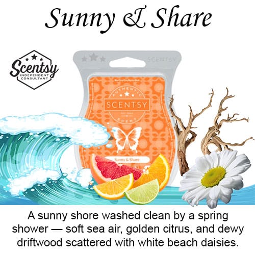 Sunny and Share Scentsy Wax Bar