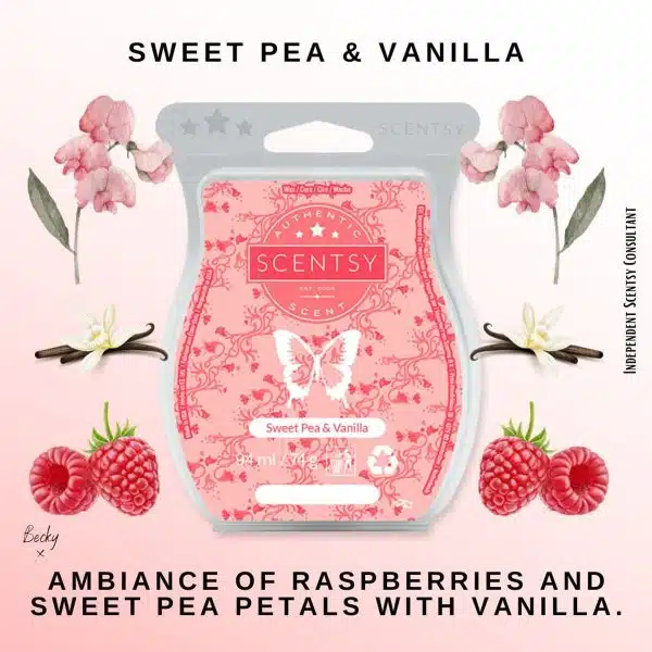 Sweet Pea & Vanilla Scentsy Bar