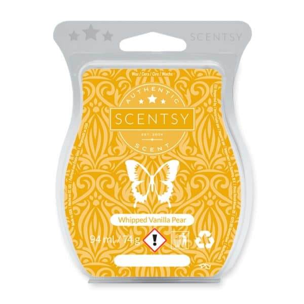 Whipped Vanilla Pear Scentsy Wax Bar