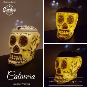 Calavera Sugar Skull Scentsy Wax Warmer