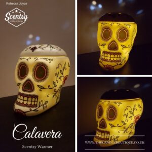 Calavera Sugar Skull Scentsy Warmer - The Candle Boutique - Scentsy UK