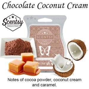 Chocolate Coconut Cream Scentsy Wax Melt