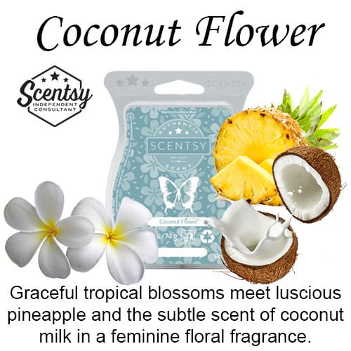 Coconut Flower Scentsy Wax Melt