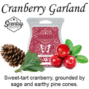 Cranberry Garland Scentsy Wax Melt
