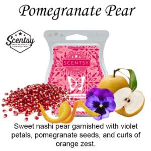 Pomegranate Pear Scentsy Wax Melt