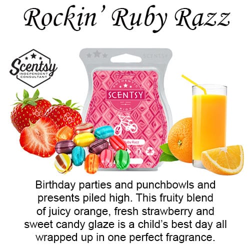 Rockin' Ruby Razz Scentsy Wax Melt