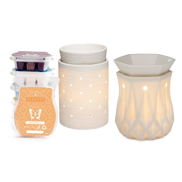 Perfect Scentsy - 2 x £36 Warmers & 6 Bars Multi-pack