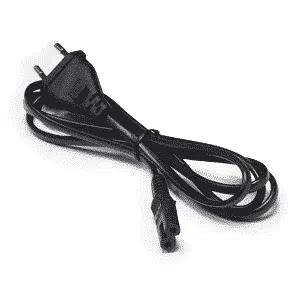 2-Pin Black Cord