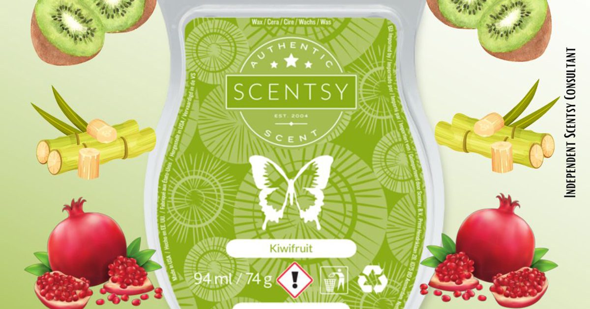Kiwifruit Scentsy Wax Bar The Candle Boutique Scentsy UK Consultant