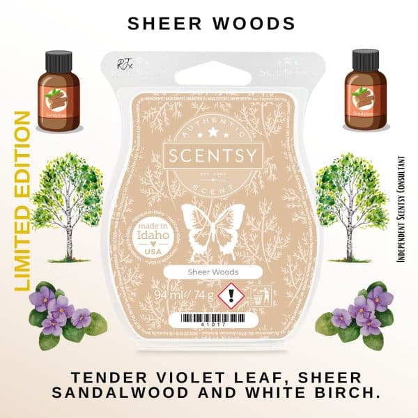 Sheer Woods Scentsy Wax Bar
