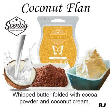 coconut flan scentsy bar lemongrass