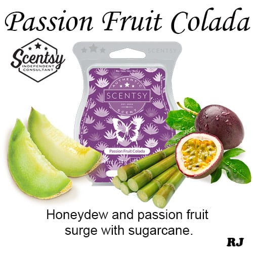 passion fruit colada scentsy wax melt