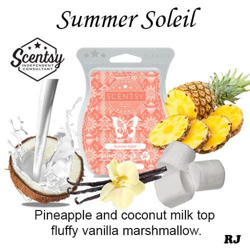 summer soleil scentsy wax melt