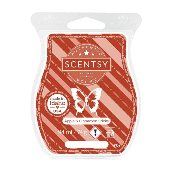 Apple & Cinnamon Sticks Scentsy Wax Bar Melt