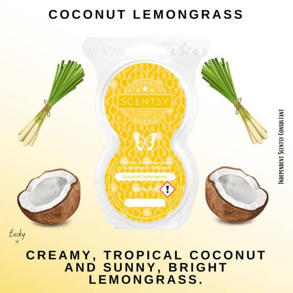 Coconut Lemongrass Scentsy Pods