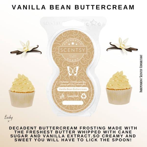 Vanilla Bean Buttercream Scentsy Pods